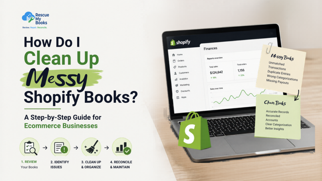 How Do I Clean Up Messy Shopify Books? A Step-by-Step Guide for Ecommerce Businesses